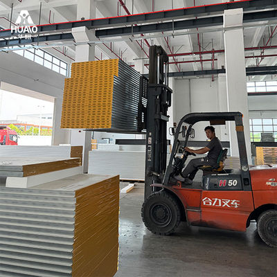 खरीदें HUAAO जीएमपी फार्मास्युटिकल पैकेजिंग क्लीनरूम आईएसओ 8 स्टील सैंडविच पैनल ऑनलाइन निर्माण