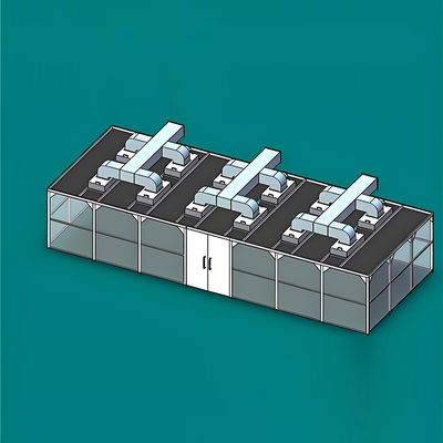 खरीदें Huuao ISO 5/6/7/8 Standard Dust Free Modular Clean Room Design Professional Project Cleanroom Modular with Low Cost online manufacture