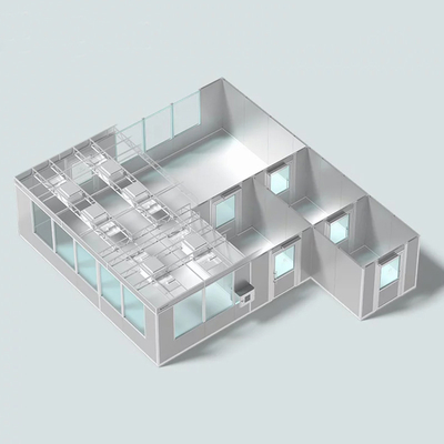 खरीदें Huuao Customized Solution Class 8 Prefabricated 50mm Sandwich Panel Modular Cleanroom GMP Workshop for Cosmetics or Food Factory online manufacture