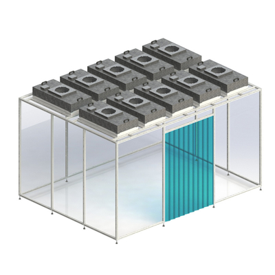 खरीदें Huuao Pharmaceutical Clean Booth Hard Wall Modular Mobile Cleanroom Custom Cleanroom Softwall Portable HVAC Modular Clean Room Mini Cleanroom online manufacture