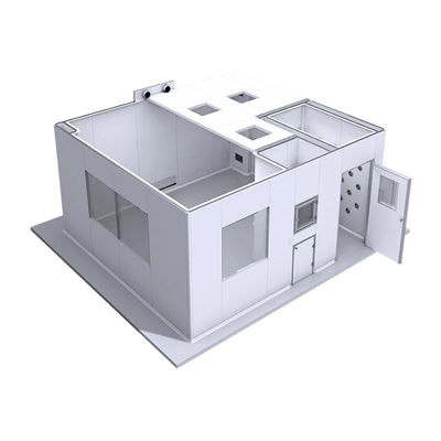 खरीदें Huaao Pharmaceutical Clean Booth Sandwich Panel Ceiling Modular Clean Room Solutions for GMP Dust Free Cleanroom Project/Electric Industry/ISO4-8 online manufacture