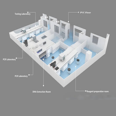 खरीदें HUAAO आधुनिक जीएमपी मानक मॉड्यूलर क्लीनरूम आईएसओ 5-आईएसओ 9 अग्निरोधक निर्माता अस्पताल प्रयोगशालाओं के निर्माण के लिए परियोजना आपूर्तिकर्ता ऑनलाइन निर्माण