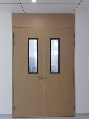 धूल की रोकथाम के लिए थर्मल इन्सुलेशन के साथ Off-White/Blue Cleanroom Swing Door